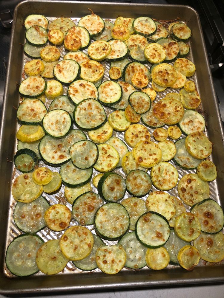 OVEN ROASTED ZUCCHINI AND SQUASH