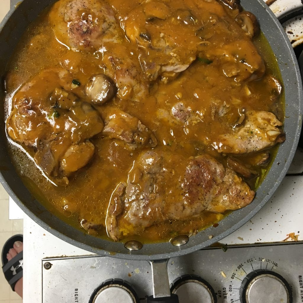 Pork Chops in Mushroom Gravy