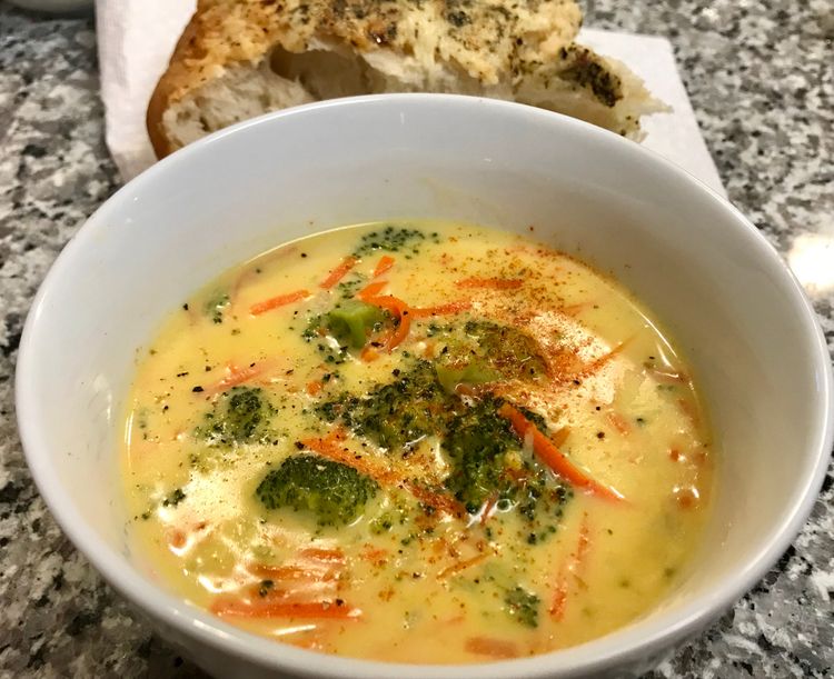 30 Minute Broccoli Cheddar Soup