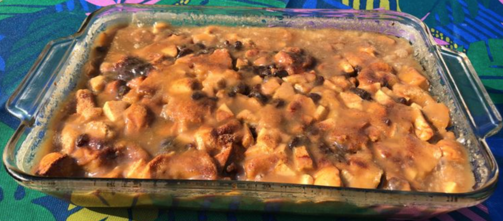 Caramel Apple Bread Pudding