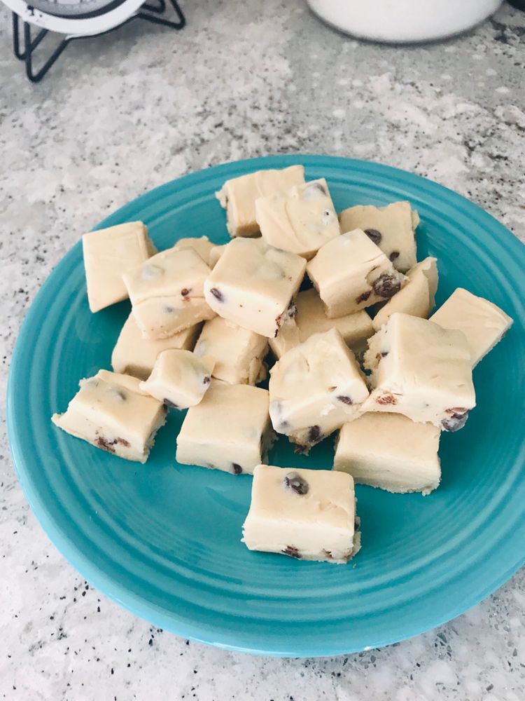 Chocolate Chip Cookie Dough Fudge