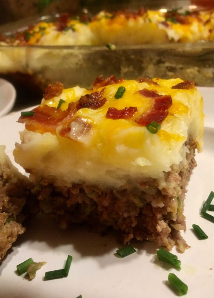 Loaded Potato Meatloaf Casserole