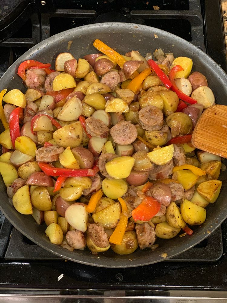 Smoked Sausage and Potato Skillet