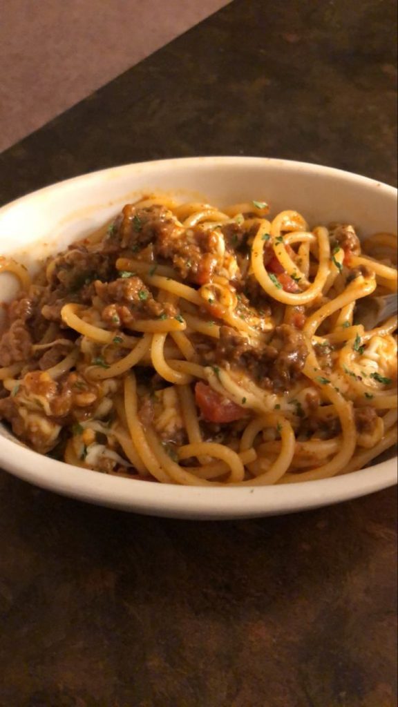 Taco Spaghetti Casserole