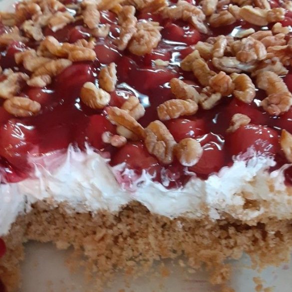 The Best Unbaked Cherry Cheesecake Ever