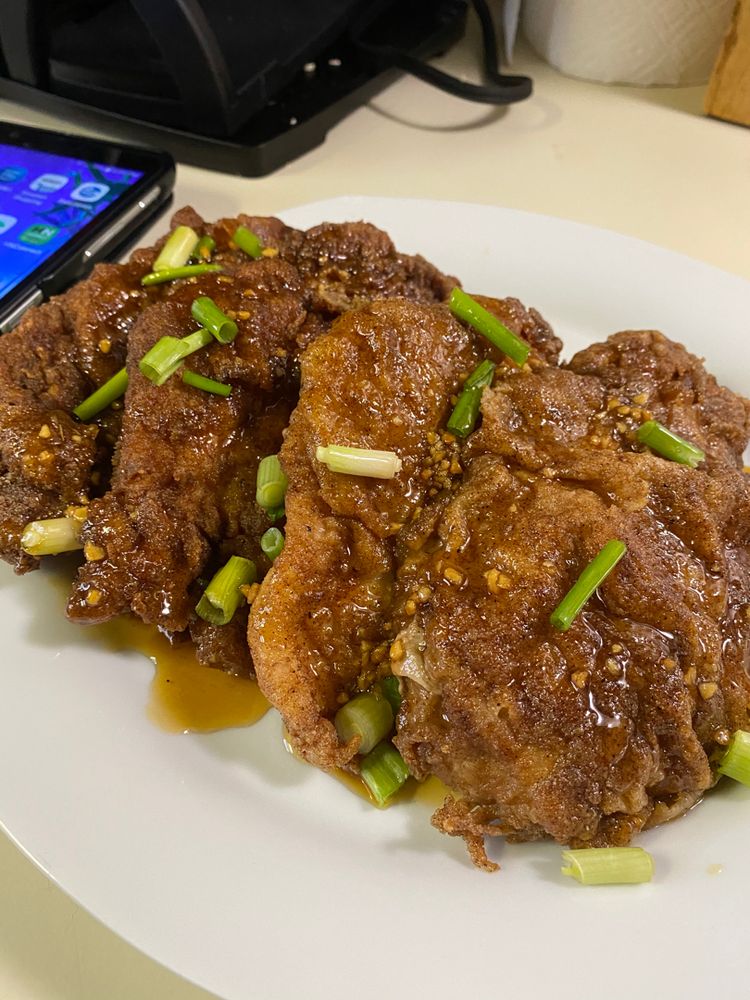 Double Crunch Honey Garlic Chicken Breasts