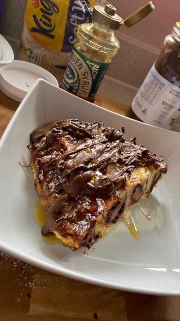 Nutella Baked French Toast Casserole