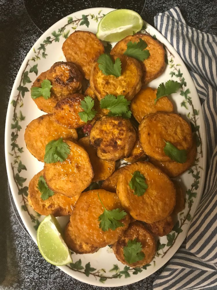 Sweet and Spicy Mexican Roasted Sweet Potatoes