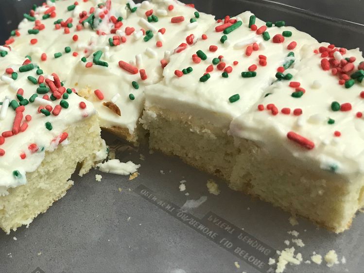 Christmas Sugar Cookie Bars