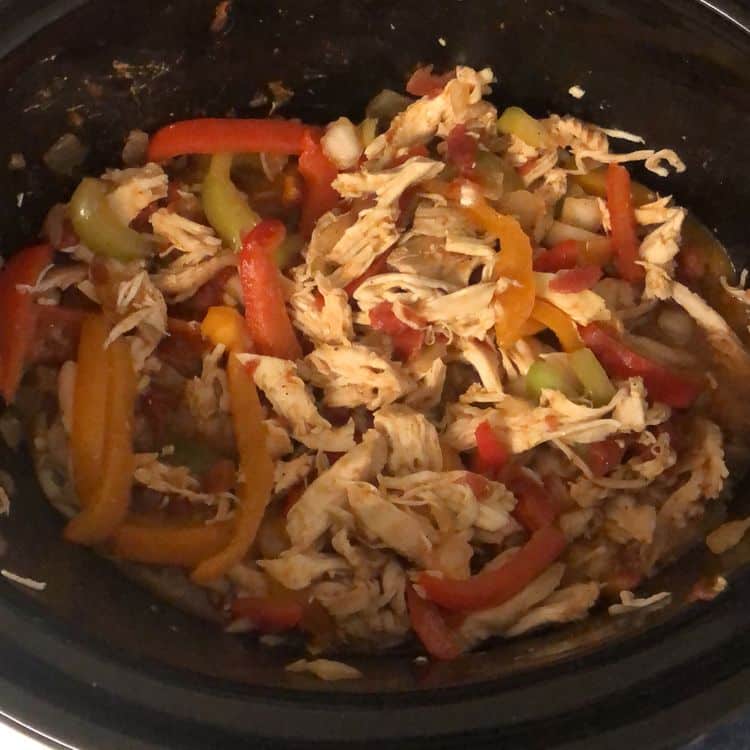 Slow Cooker Chicken Fajitas