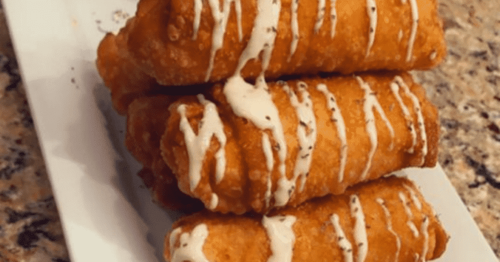 BUFFALO CHICKEN EGG ROLLS