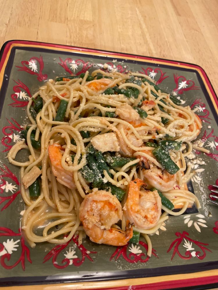 Easy Healthy Shrimp Scampi