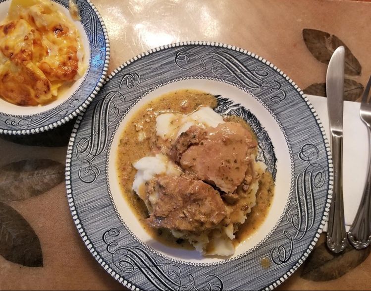 Slow Cooker Creamy Ranch Pork Chops