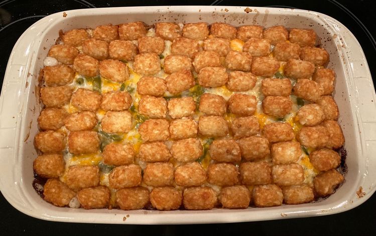 The BEST Tater Tot Casserole