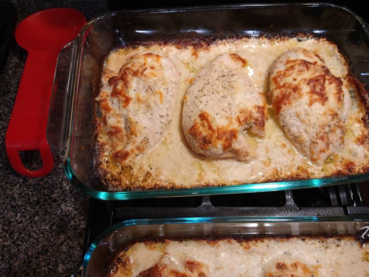 BAKED CAESAR CHICKEN