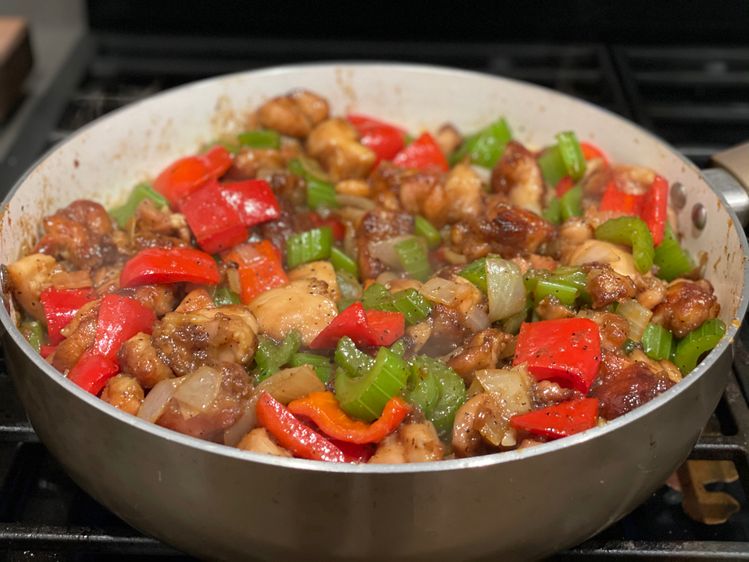 CHINESE BLACK PEPPER CHICKEN