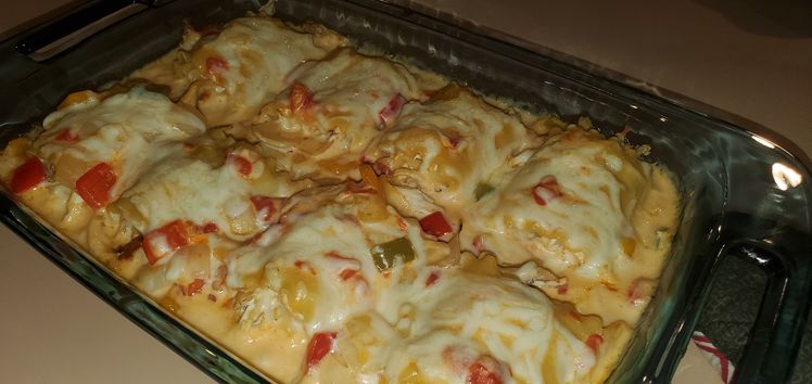 Chicken Lasagna Roll-ups
