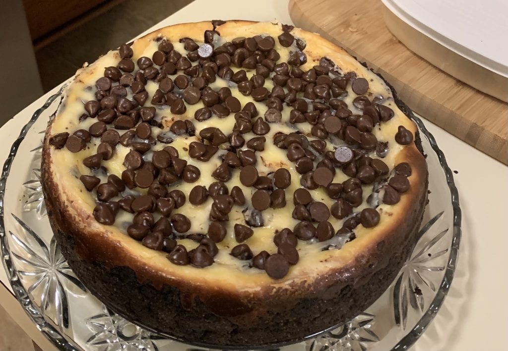 Chocolate Chip Cookie Dough Cheesecake