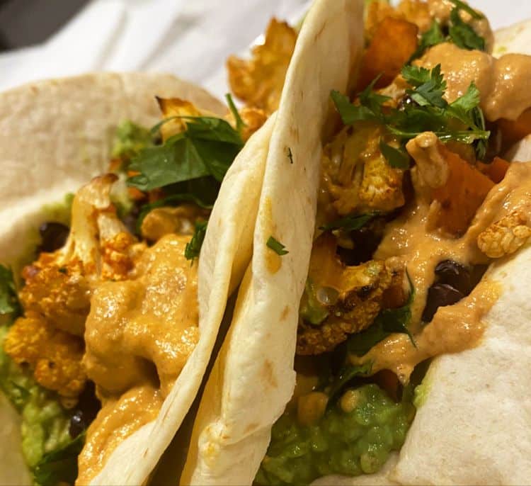 Easy Roasted Veggie Tacos