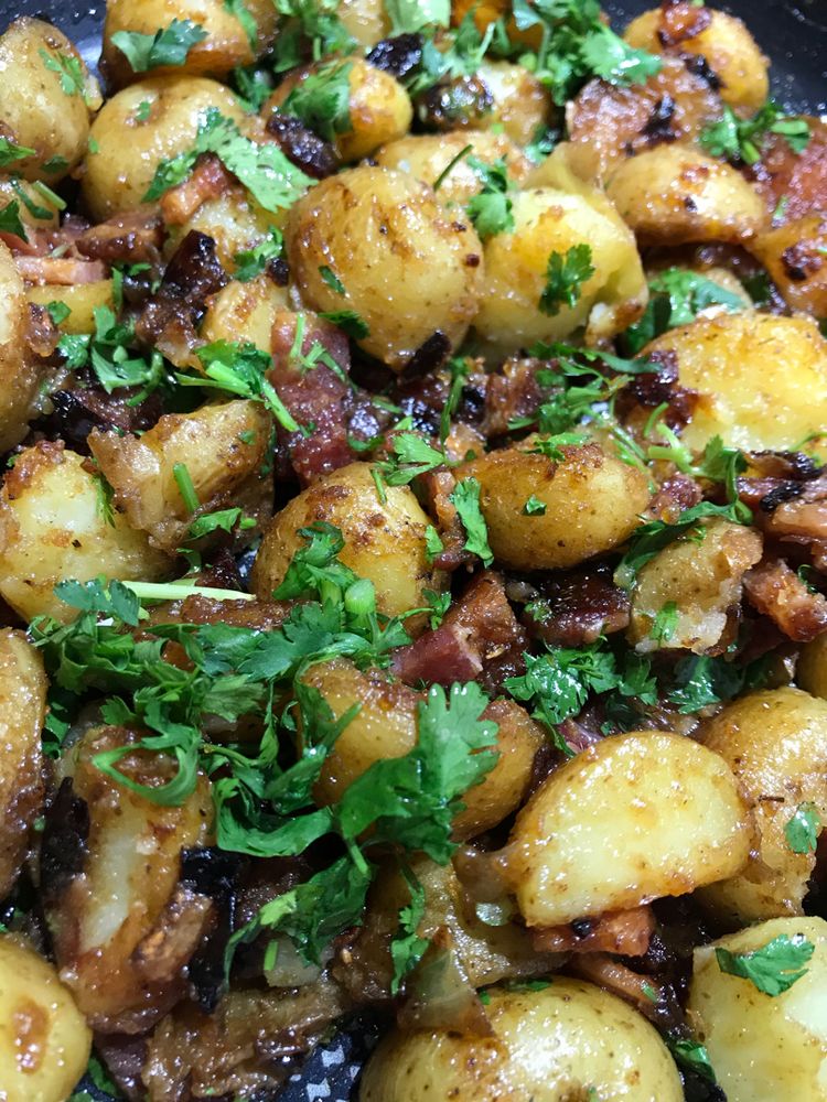 Easy Skillet German Potato Salad