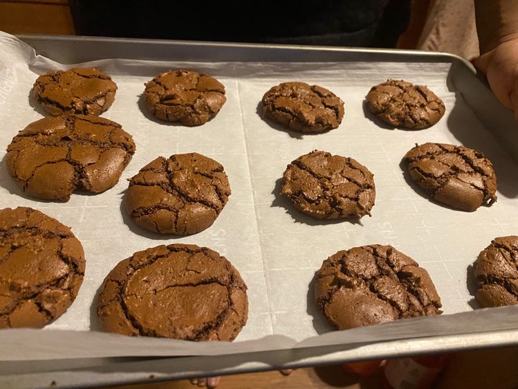 FUDGY CHOCOLATE COOKIES