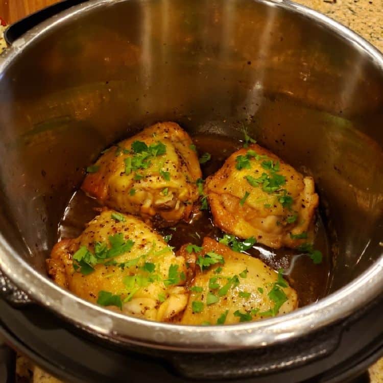 INSTANT POT CHICKEN RECIPES – HONEY GARLIC CHICKEN