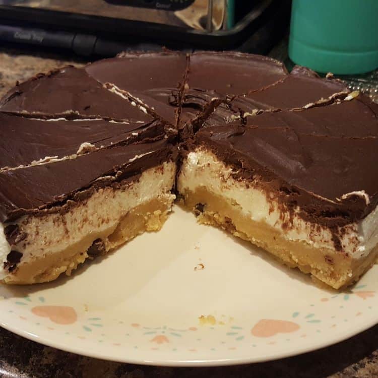 No Bake Cookie Dough Cheesecake