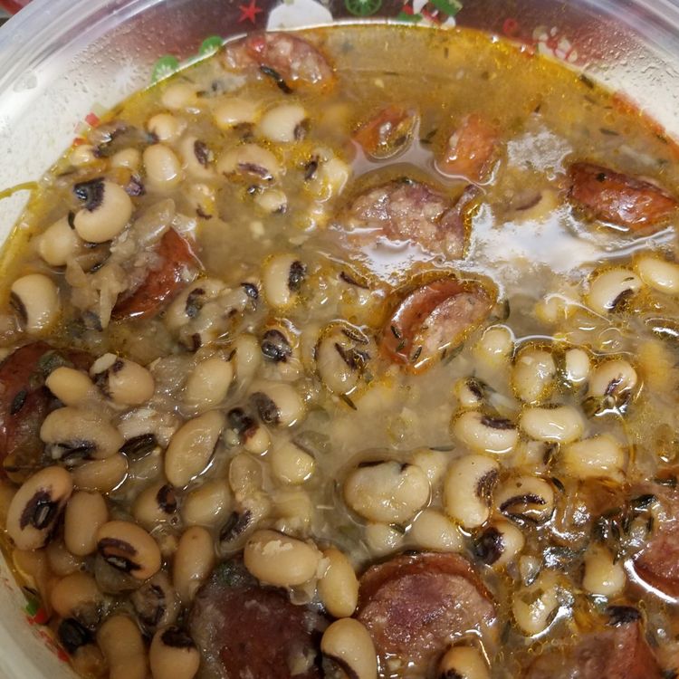 Smoked Sausage and Black-Eyed Peas