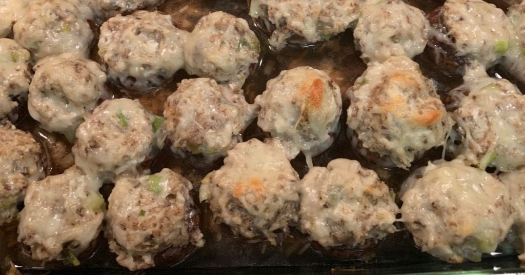 Super Savory Crab Stuffed Mushrooms