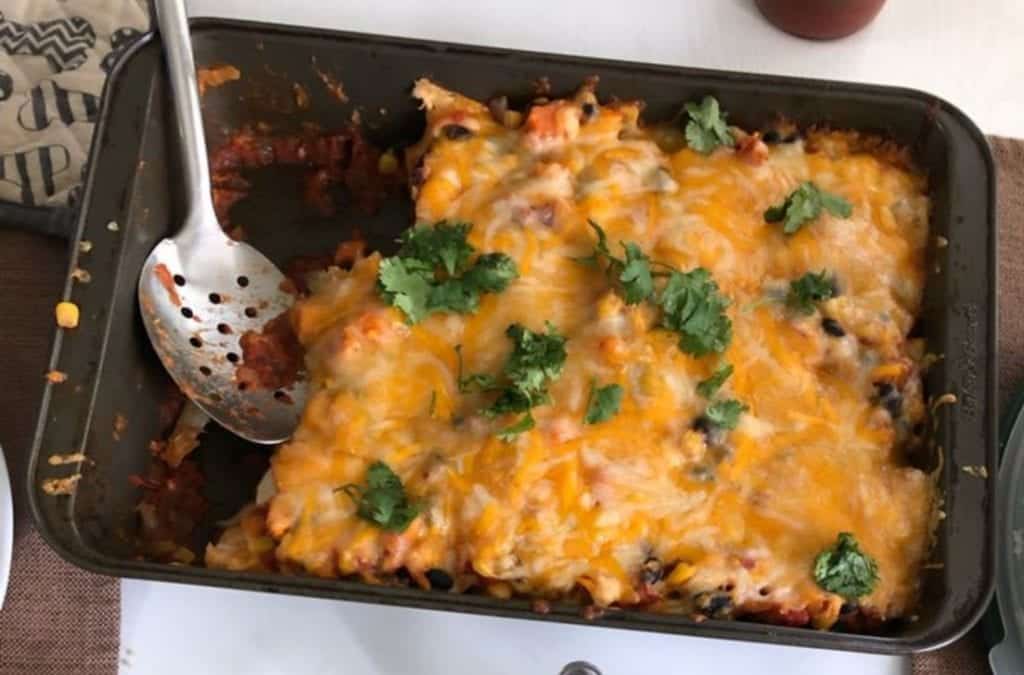 Sweet Potato Black Bean Casserole