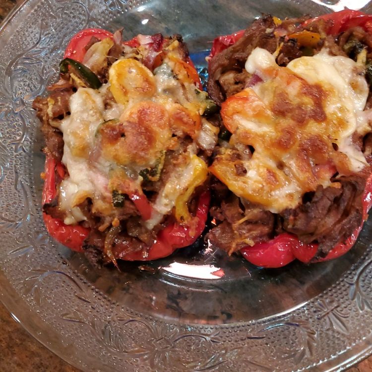 Cheesesteak Stuffed Peppers