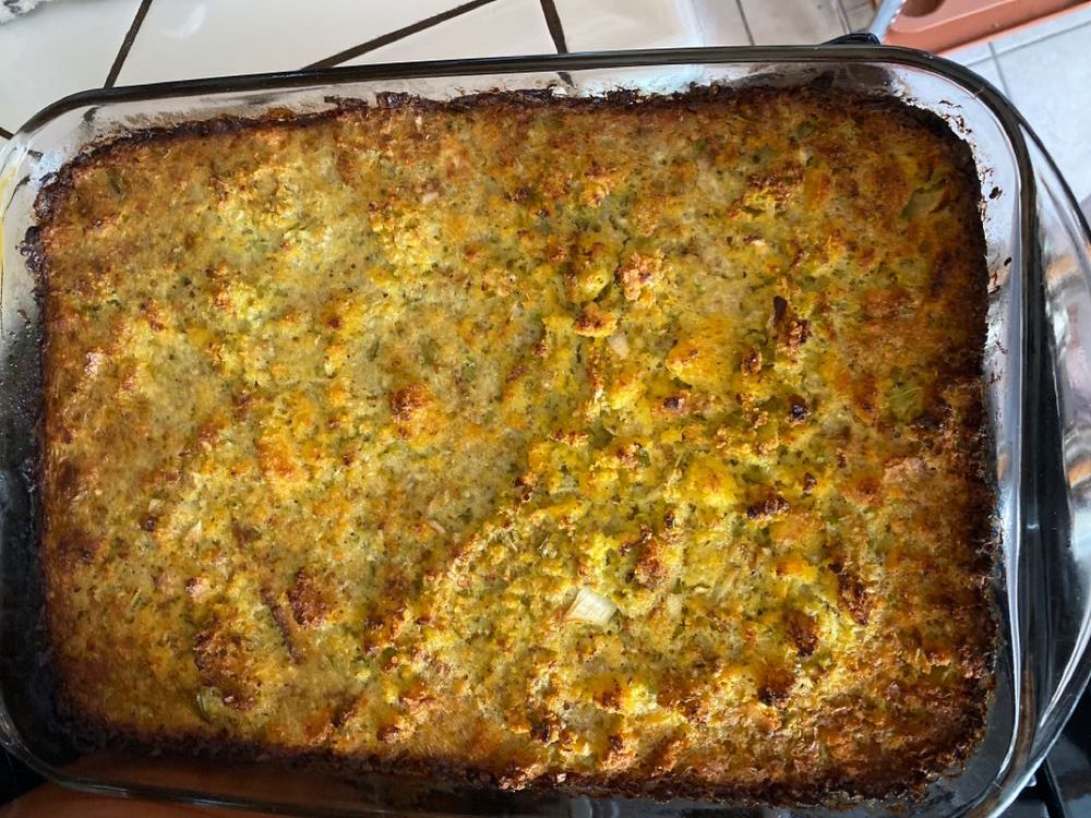 Chicken and Corn Bread Dressing