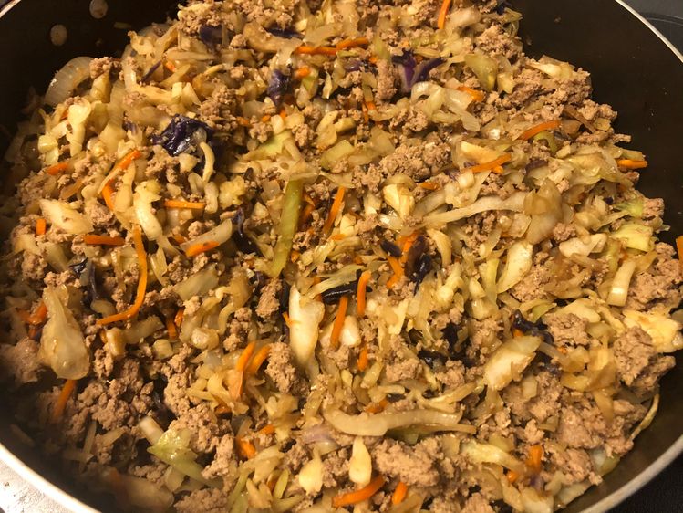 LOW-CARB EASY TO MAKE EGG ROLL IN A BOWL