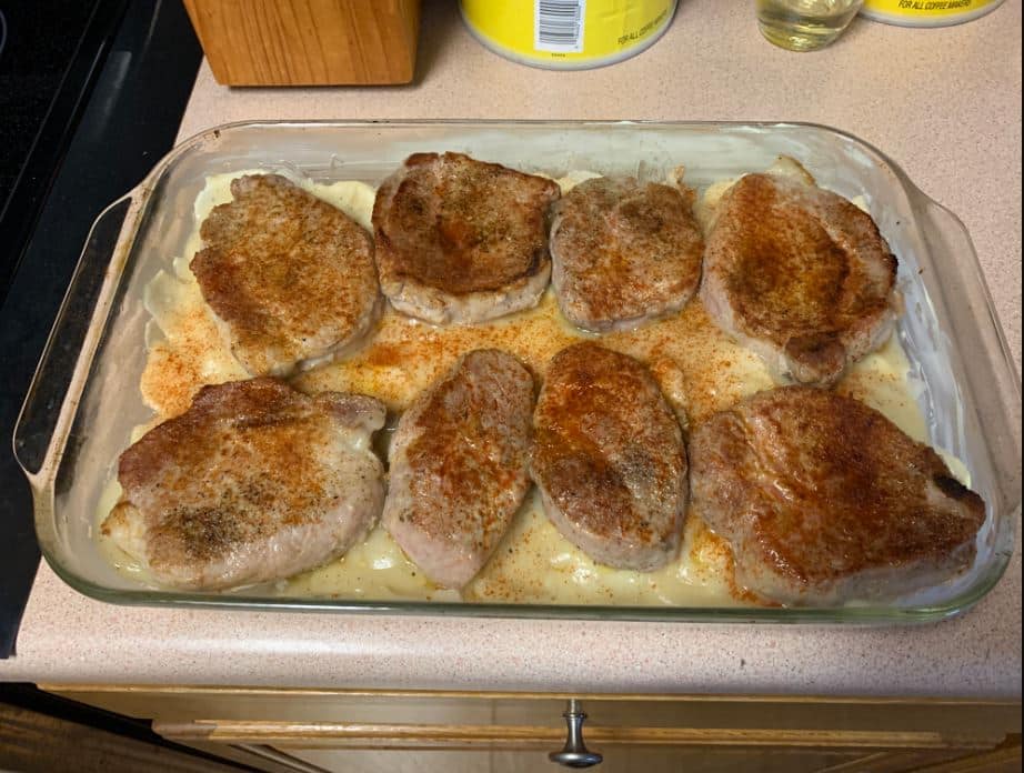 Pork Chops and Scalloped Potatoes