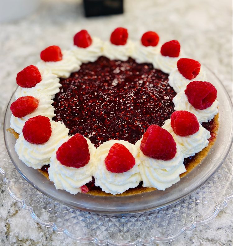 Raspberry Cream Pie