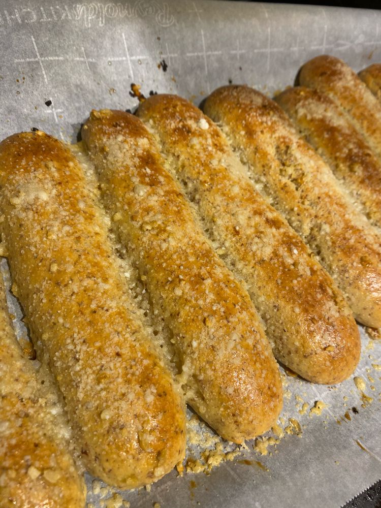 Restaurantstyle soft and buttery garlic breadsticks