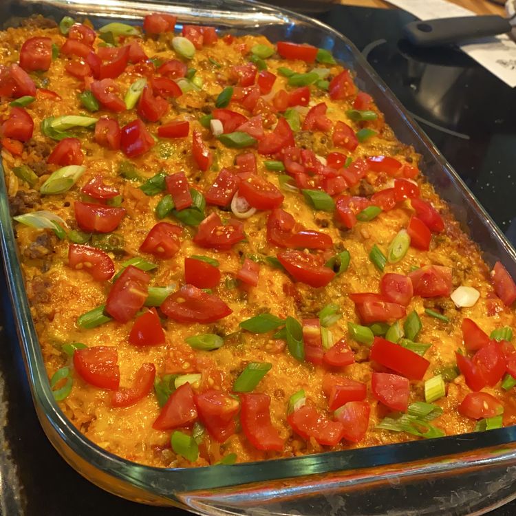Taco Stuffed Pepper Casserole