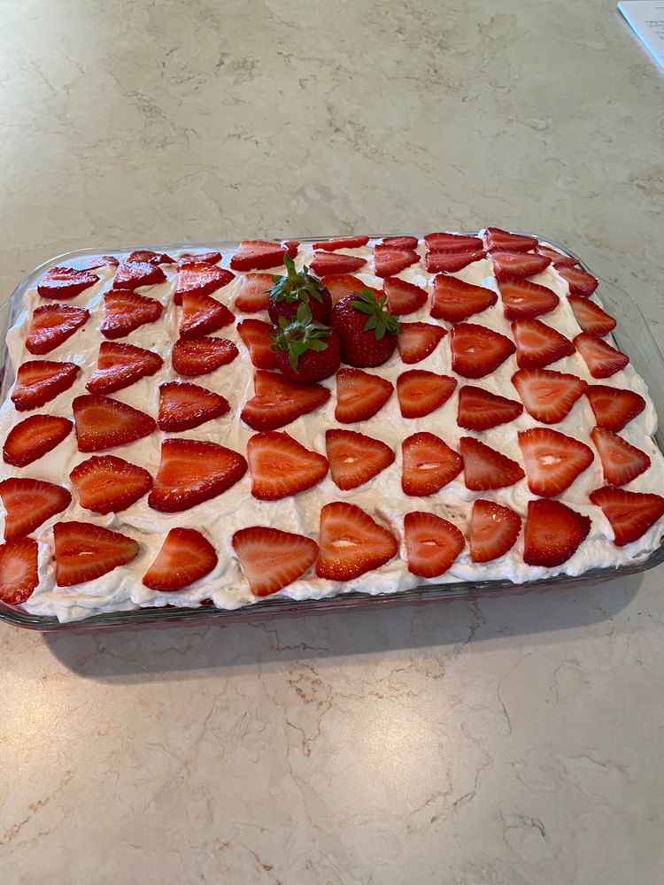 Best Strawberry Poke Cake