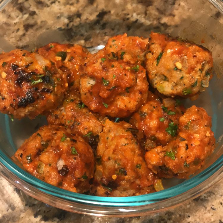 HONEY-SRIRACHA TURKEY MEATBALLS