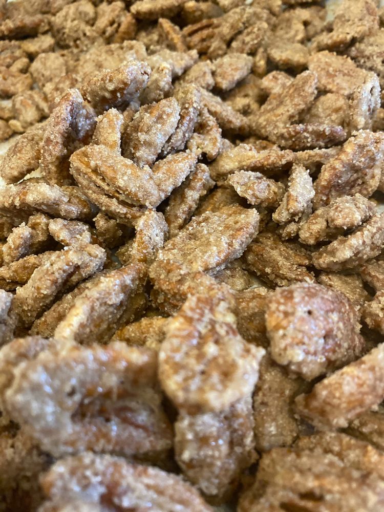 Homemade Cinnamon Sugar Pecans