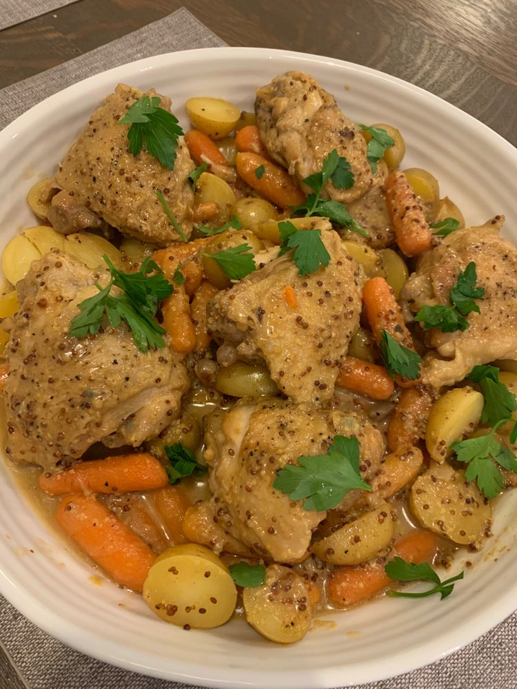 Instant Pot Honey Mustard Chicken