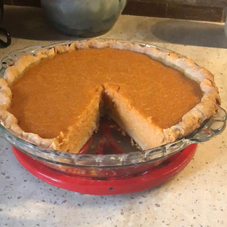 MARY RANDOLPH’S SWEET POTATO PIE