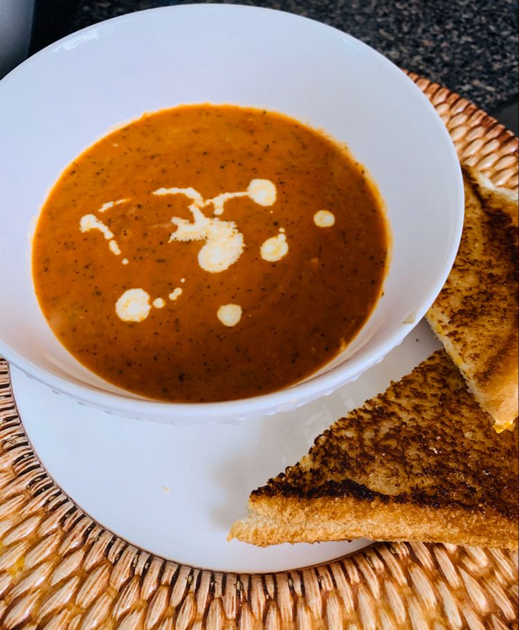 Roasted Tomato Basil Soup