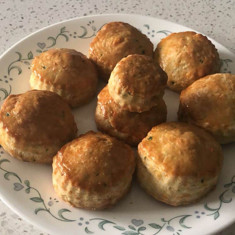 Sausage Egg and Cheese Stuffed Biscuits
