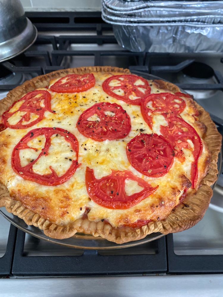 Tomato and Bacon Pie