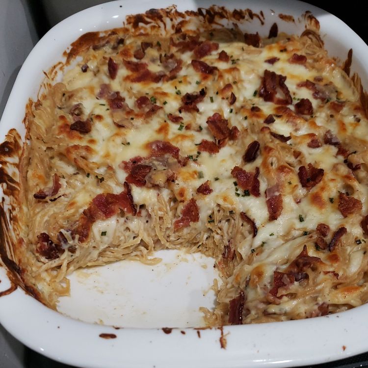 BAKED CREAM CHEESE SPAGHETTI
