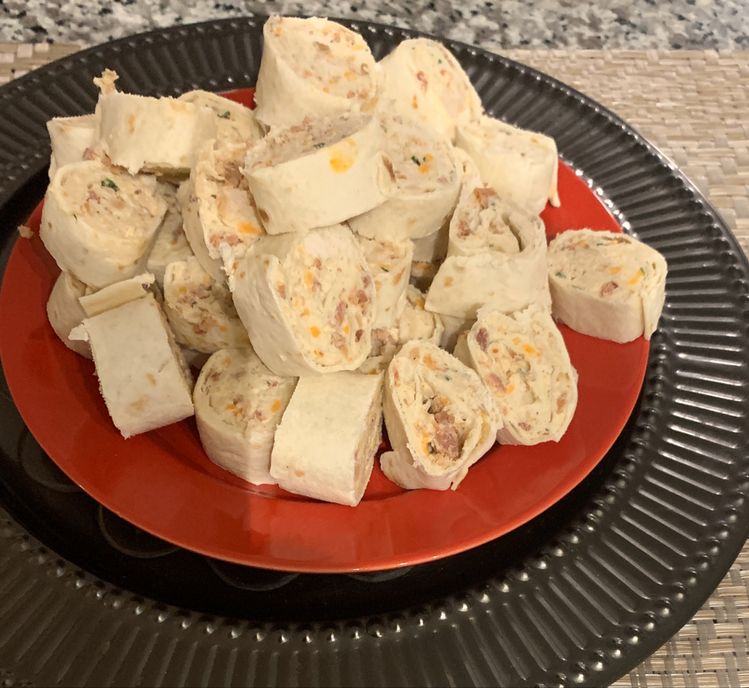 Bacon Cheddar Ranch Pinwheels