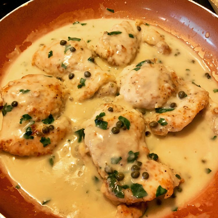CREAMY CHICKEN PICCATA