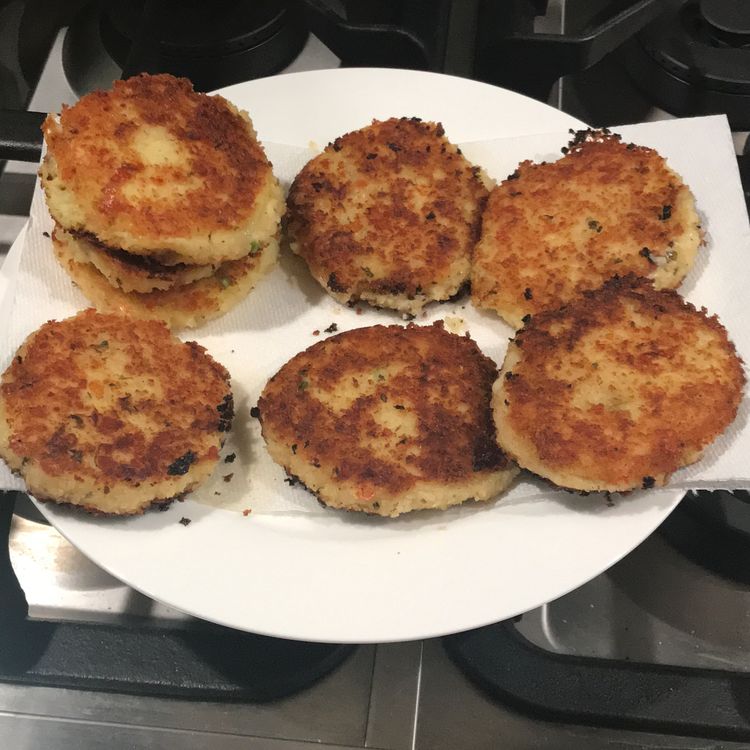 Cheesy Potato Pancakes