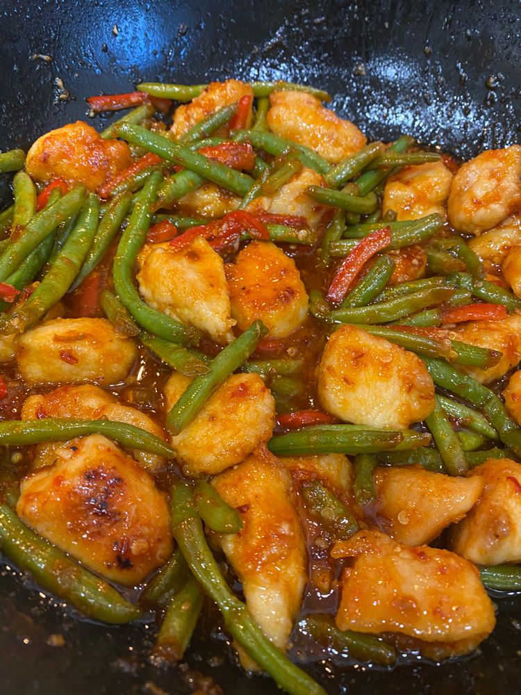 Chicken and Green Bean Stir Fry